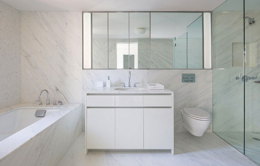 一居室单身公寓现代简约风格浴室装修效果图