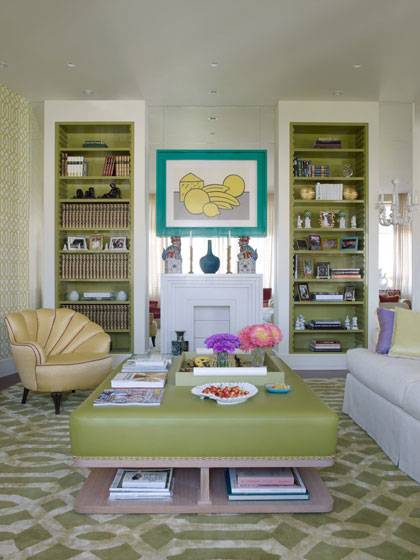 颜色与图案的完美搭配  四口之家的阳光与欢乐 艺术,三室两厅装修,美式风格,绿色