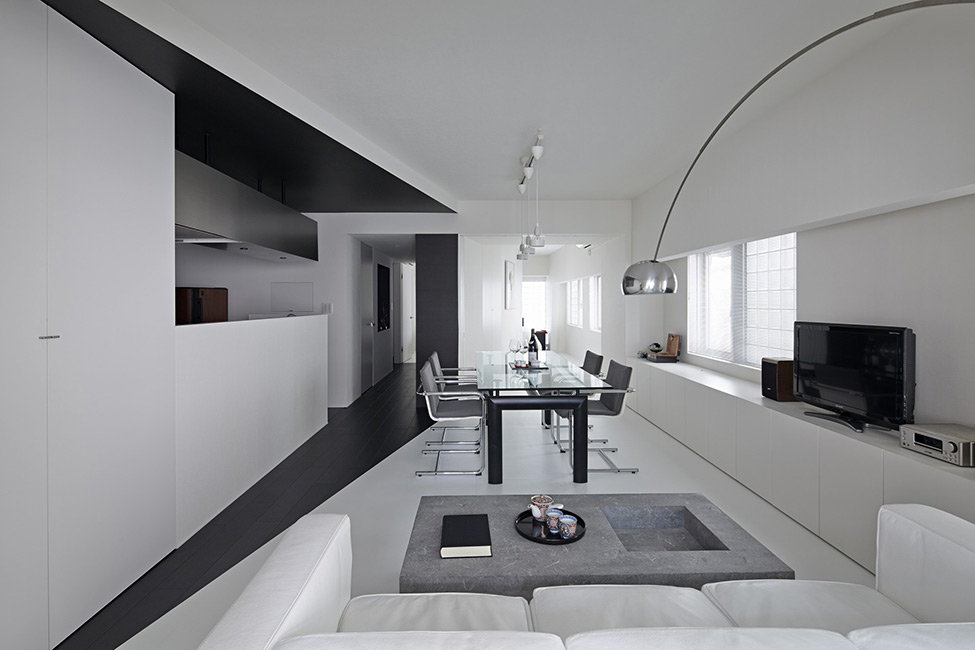 现代黑白组合 让经典成为永恒 ,现代简约风格,三居室装修,黑白