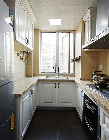 清新美式二居室整体厨房装修效果图