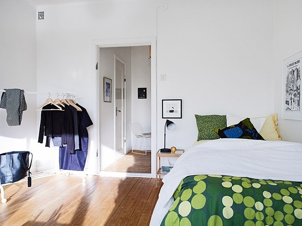 巧妙点缀空间 33平米翠绿单身公寓 ,小户型装修,超小户型,绿色,现代简约风格,日式风格,小清新,单身公寓