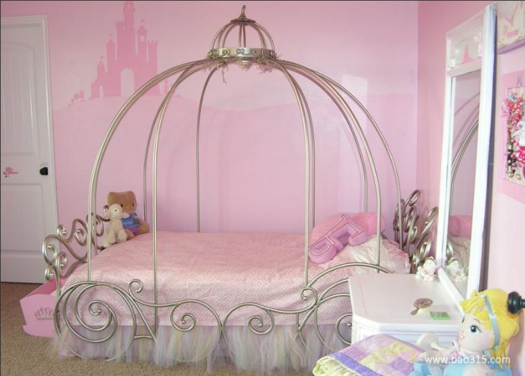 100平米三居室欧式风格儿童房装修图片-欧式风格儿童床图片