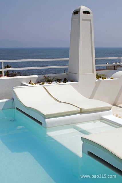 体现海边休闲的家居阳台装修设计效果图