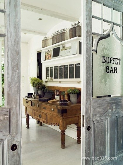 美式风格四室一厅50平米客厅精美实木家具软装效果图