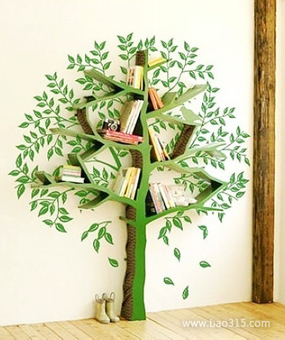 生活需要创意，让书本“长”在树上
