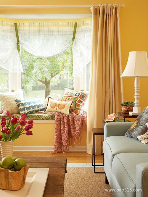 小客厅孕育出暖黄暖黄的幸福