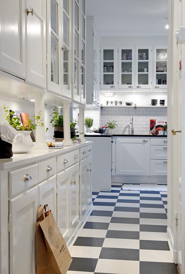 140平北欧风公寓超大号的厨房橱柜装修效果图