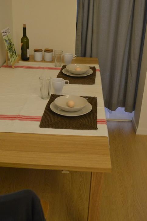 日式风格公寓餐厅软装效果图