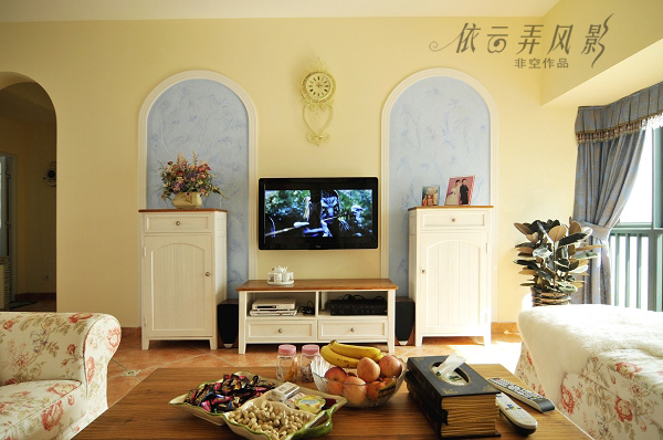 各种风格客厅 25款个性电视背景墙 客厅,电视背景墙,电视柜