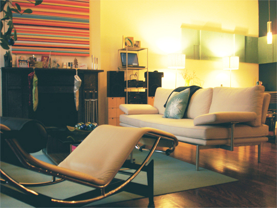 西班牙风格三室两厅40平米客厅沙发软装搭配效果图