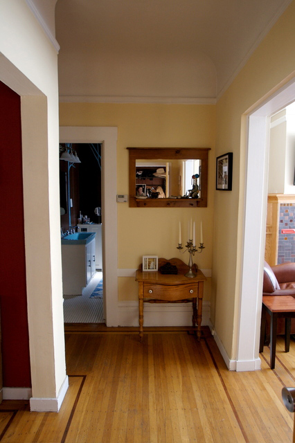 崇尚简单 三口之家的舒适居 复式装修,经济型装修,简约风格,海外家居,过道,背景墙,柜子