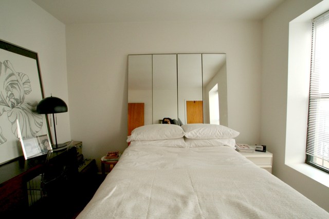soho艺术优雅家 工作生活同一屋 公寓装修,富裕型装修,简约风格,床,卧室