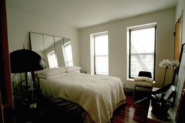 soho艺术优雅家 工作生活同一屋 公寓装修,富裕型装修,简约风格,卧室,床
