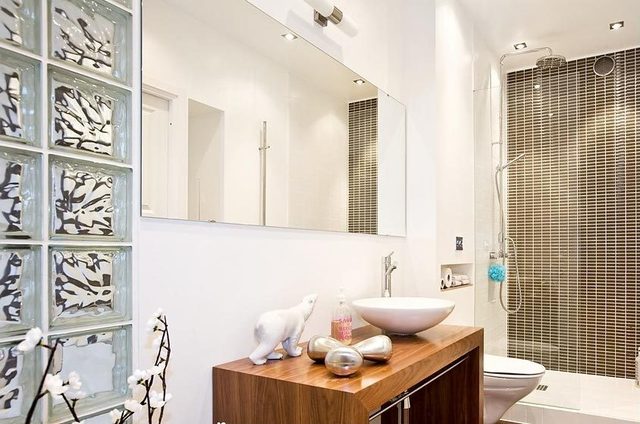 90平北欧公寓白色浴室装修效果图