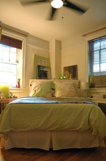 绿色清新卧室 简欧式设计 ,,公寓装修,一居室装修,80平米装修,经济型装修,简约风格,欧式风格,海外家居,卧室,床