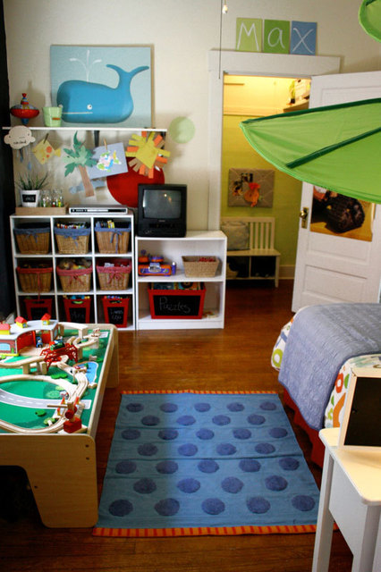 现代风格小户型两室一厅儿童房软装搭配效果图