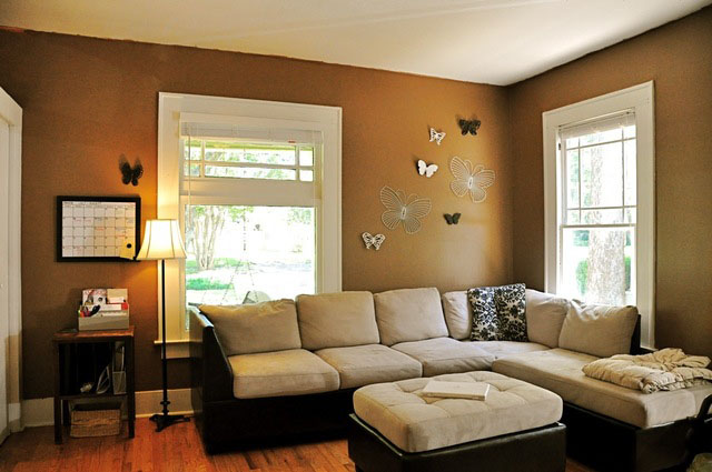 简约温馨三居客厅沙发背景墙装修效果图