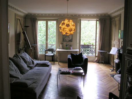 温馨古典公寓 Maria的幸福三口之家 公寓装修,100平米装修,欧式风格,新古典风格,海外家居,客厅,沙发,灰色
