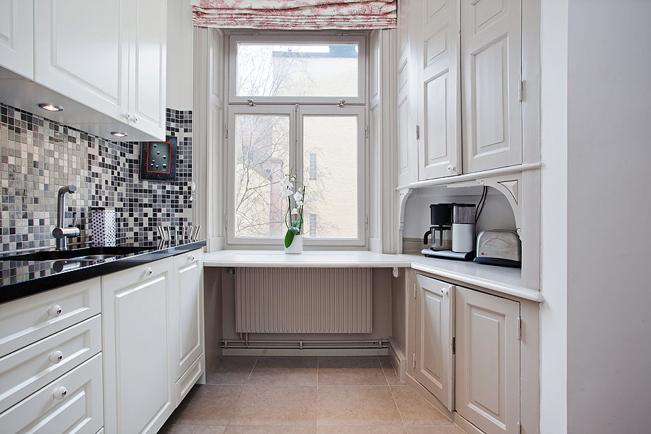 北欧风格复式厨房橱柜装修效果图