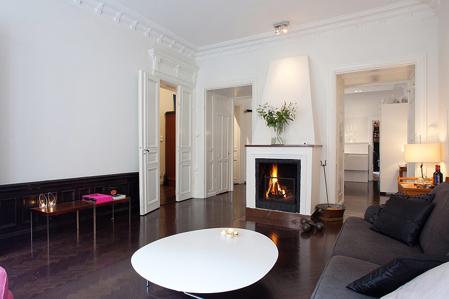 色彩北欧公寓 微小改变空间大精彩 复式装修,60平米装修,经济型装修,宜家风格,客厅,沙发,茶几