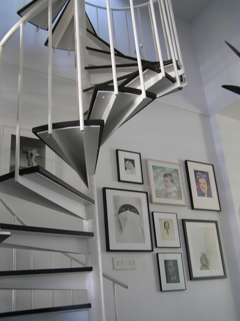 复式楼的时尚造型 黑白演绎个性空间 复式装修,120平米装修,富裕型装修,简约风格,时尚,楼梯,时尚
