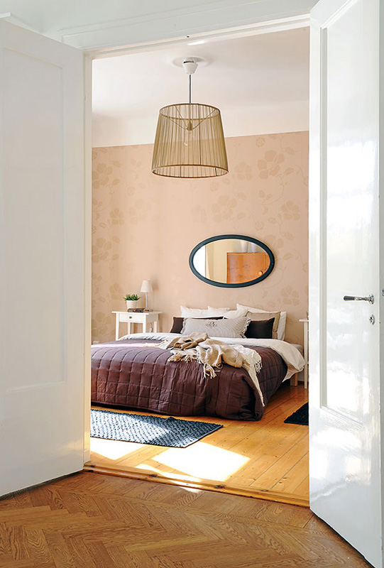 壁纸控的家 色彩点缀白色两居 二居室装修,经济型装修,宜家风格