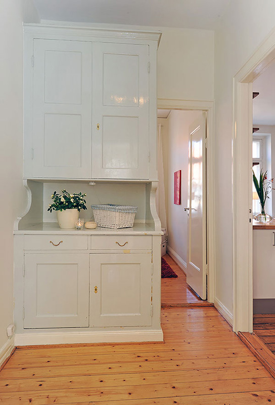 壁纸控的家 色彩点缀白色两居 二居室装修,经济型装修,宜家风格,厨房