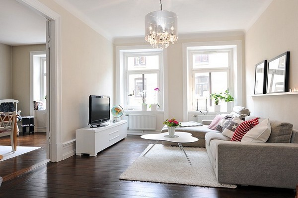 白色清爽简单 细节成就简约美家 小户型装修,经济型装修,简约风格,海外家居,客厅,沙发,茶几