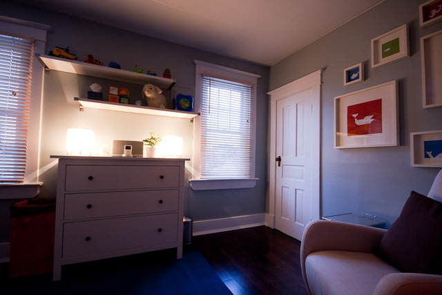 英式风格一居室小户型30平米卧室小清新装潢效果图