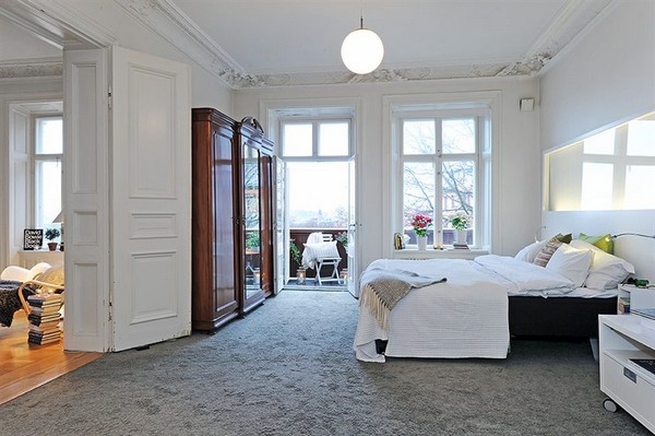钟爱炫彩装饰 瑞典四居大户型 四房装修,经济型装修,宜家风格,卧室,白色