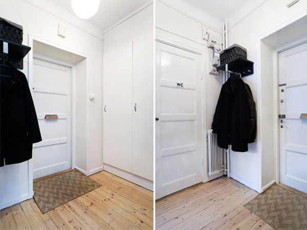 29平单身小公寓 彰显原生态气质 小户型装修,一居室装修,经济型装修,简约风格,玄关