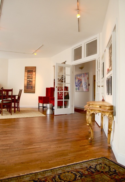 开放小公寓贵气范儿 复古艺术样样行 二居室装修,90平米装修,经济型装修,简约风格,海外家居,地板,边柜