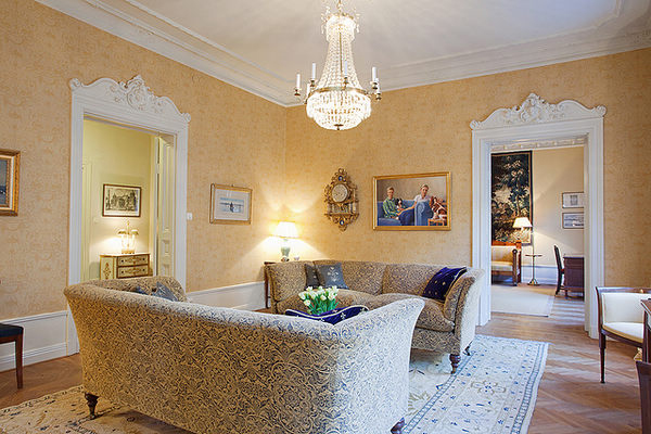奢华欧式 190平贵族的低调四居 四房装修,140平米以上装修,豪华型装修,欧式风格,客厅,沙发,茶几,灯具,壁纸