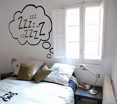 简约风格一室一厅20平米卧室白墙装修效果图