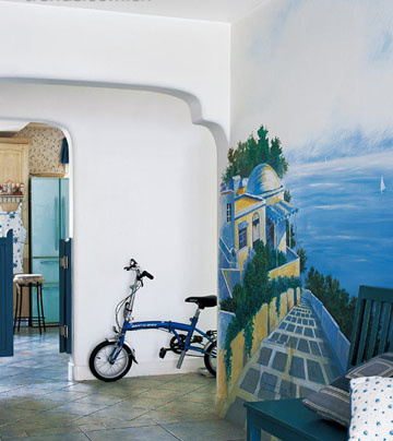 地中海风格特辑 13组精选地中海背景墙效果图 地中海风格,蓝色装修,浪漫,背景墙,蓝色,唯美