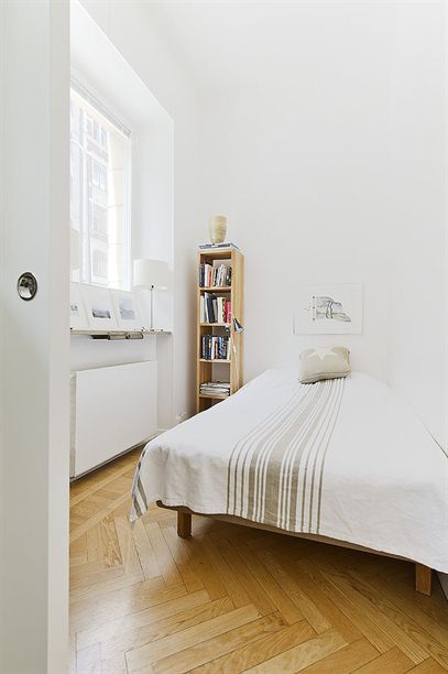 37平北欧风极简风单身公寓卧室装修效果图