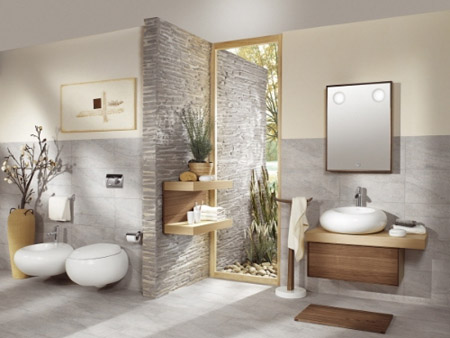 7款简洁浴室设计 享受精致生活 富裕型装修,简约风格,卫生间,洗手台