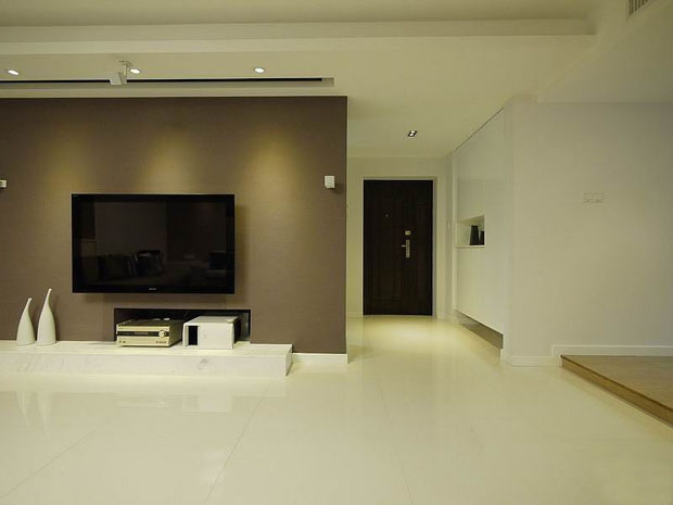 简约时尚现代家 明媚清新一居室 一居室装修,富裕型装修,简约风格,客厅,电视柜