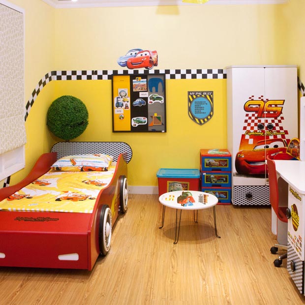 18个缤纷儿童房 欢乐成长的幸福乐园 混搭风格,儿童房,儿童床,卧室背景墙