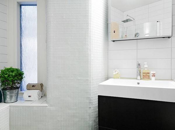两室一厅简欧风格5平米卫生间洗手台装修效果图