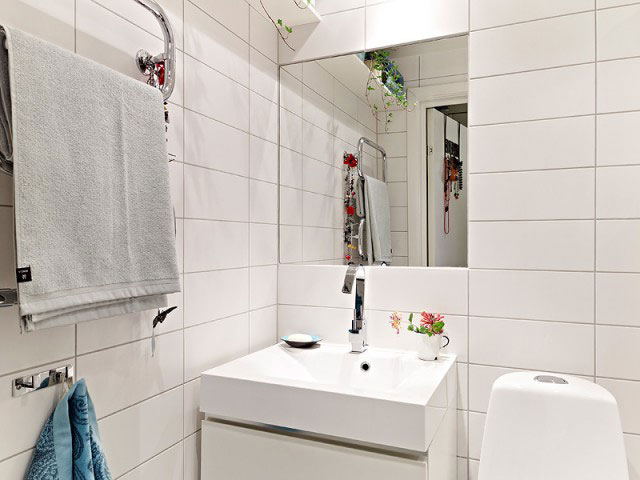 66平北欧二居室卫生间卫浴装修效果图