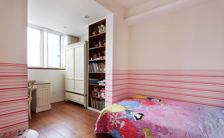 现代风格一居室小户型10平米卧室装潢效果图