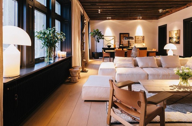 340平北欧公寓 不一样的复古情调 北欧风格,复式装修,公寓装修,