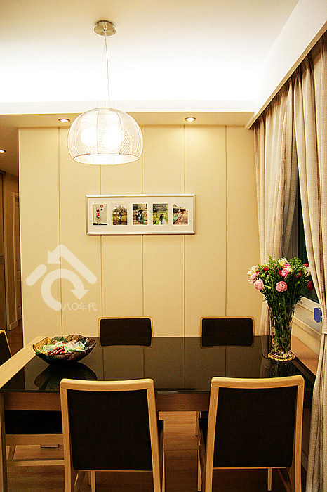 日式风格两室一厅外0平米开放式餐厅装潢效果图