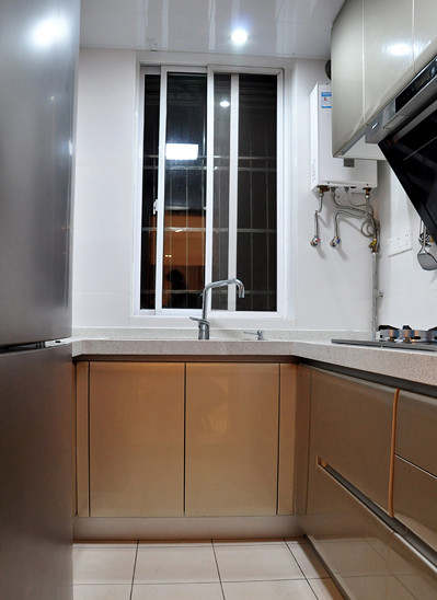 70平中式三居室厨房装修效果图