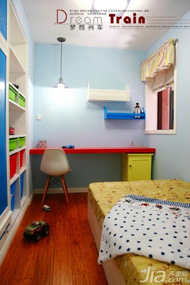 儿童房，愿宝宝可以象蓝色一样沉静，象红色一样热情，象黄色一样温暖，象白色一样广阔。
