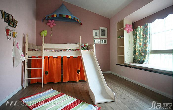 温馨错层四房韩式可爱儿童房装修效果图