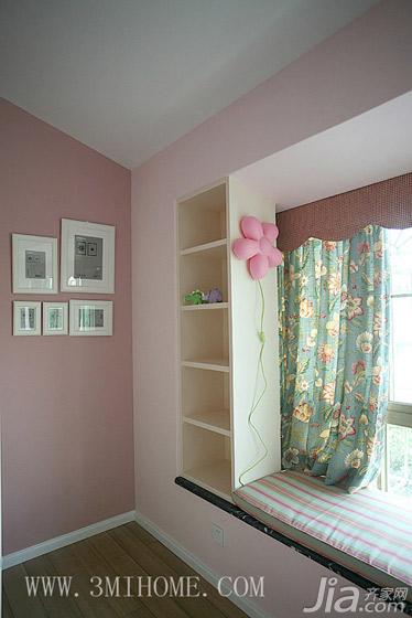 米兰小清新风格公寓20平米女生卧室装修效果图