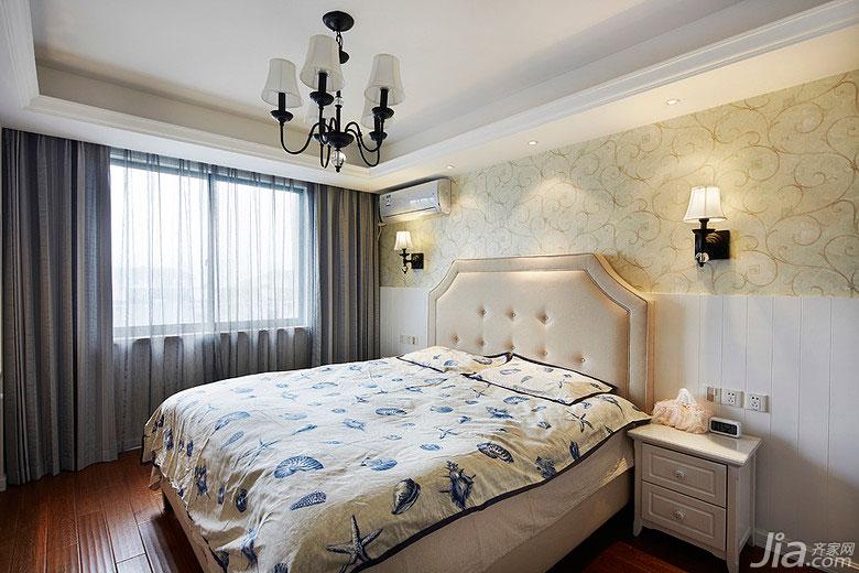 卧室是一个家较温馨的地方，设计师抓住了柔和典雅，使卧室给人一种轻松的舒适感！