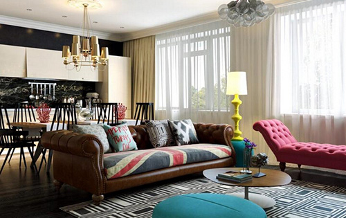 客厅沙发摆放设计的7种方式